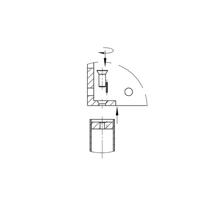 Pied télescopique D28